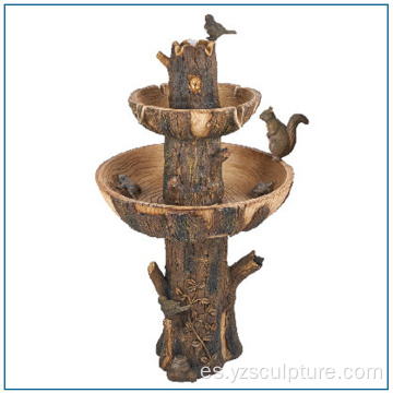 Fuente de agua pequeña de bronce para decoración de la casa
